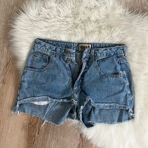 Vintage denim shorts jean shorts 80’s